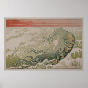 La Vague van Livemont (de golf) Poster