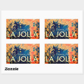 La Valencia Hotel Rechthoek Sticker (Vel)