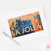 La Valencia Hotel Rechthoek Sticker (Envelop)