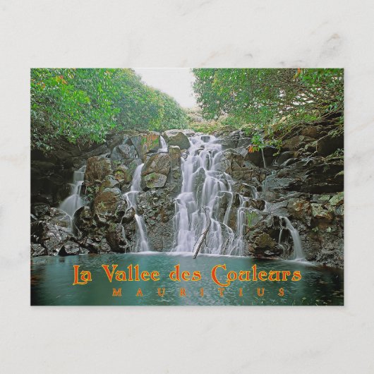 La Vallee des Couleurs, Mauritius Briefkaart (Voorkant)