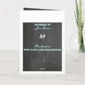 La van La van FA Feestdagen Kaart (Achterkant)