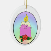 La vela rosa de Advisory ento Keramisch Ornament (Rechts)