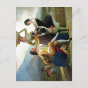 La vendimia de Goya (1786-87). Oost? en el Museo d Briefkaart