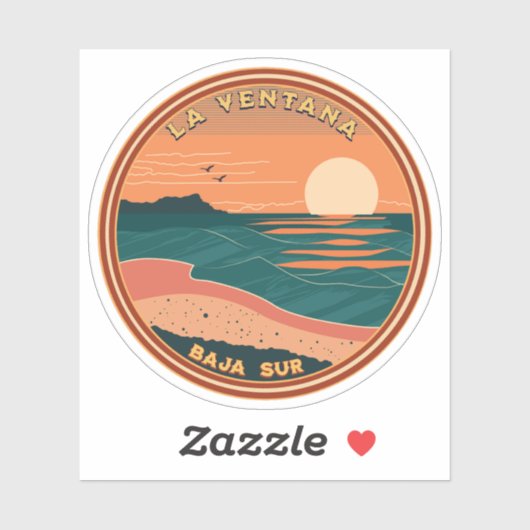 La Ventana Baja California, Mexico RV Travel Sticker (Vel)