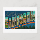 La Verde, Californië - Grote Letter-scènes Briefkaart (Voorkant)
