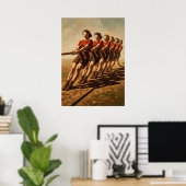 LA VICTOIRE À L'ARRACHÉ (De overwinning van de oor Poster (Thuiskantoor)