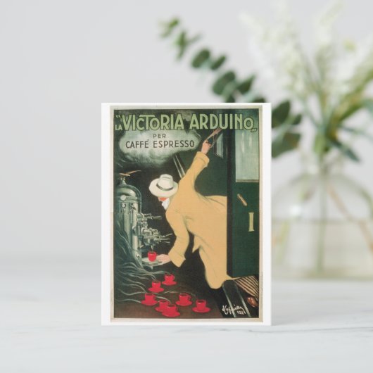 La Victoria Arduino Coffee Drink & Art Briefkaart (Staand voorkant)