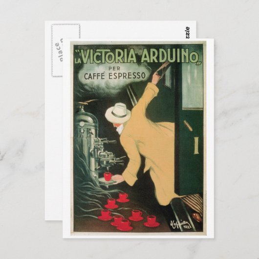 La Victoria Arduino Coffee Drink & Art Briefkaart (Voorkant / Achterkant)