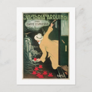 La Victoria Arduino  Coffee Drink & Art Briefkaart