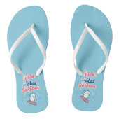 │La vida y las olas se surfean Teenslippers (Voetbed)
