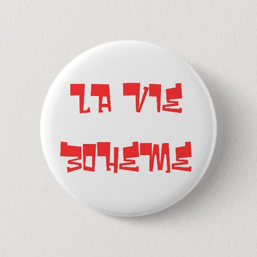 LA VIE BOHEME RONDE BUTTON 5,7 CM (Voorkant)