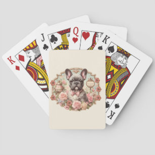 La Vie en Frenchie hond Pokerkaarten