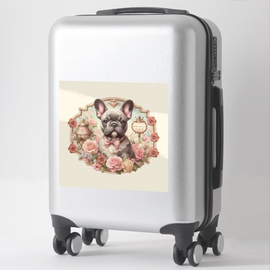 La Vie en Frenchie hond Sticker (Koffer)