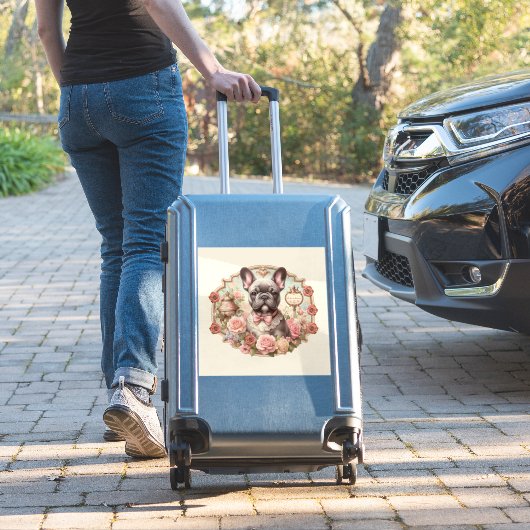 La Vie en Frenchie hond Sticker (Koffer Insitu)