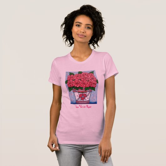 La Vie en Roos Camisole T-shirt (Voorkant volledig)