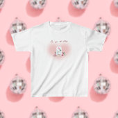 La Vie En Roos Coquette Retro schattig hart ontwer T-shirt