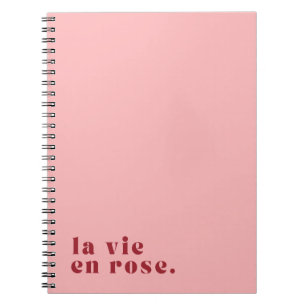 La vie en roos French Quote Notitieboek