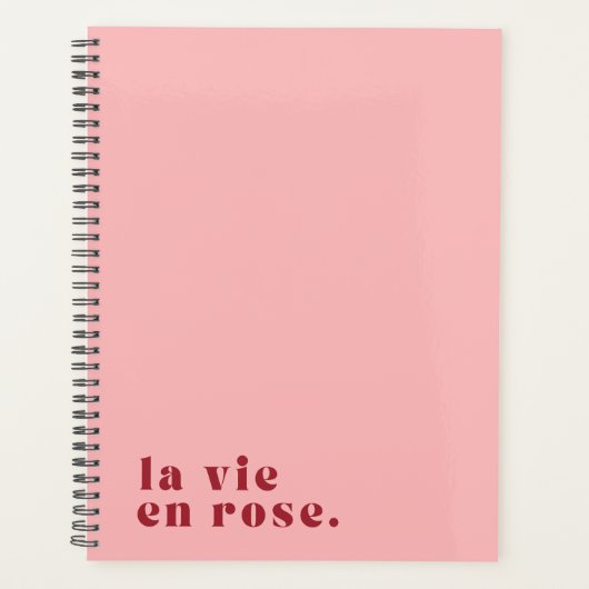 La vie en roos French Quote Planner (Voorkant)