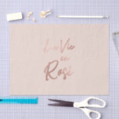 La Vie en Roos French Quote Roos Gold Pink Tissuepapier (Craft)