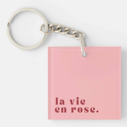 La vie en roos French Quote Sleutelhanger (voorkant)