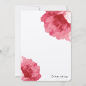 La vie en roos kaart (Achterkant)