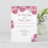 La vie en roos kaart (Staand voorkant)