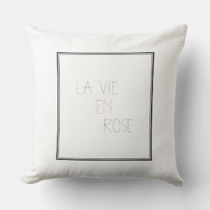 La Vie en Roos - leven in roze Kussen