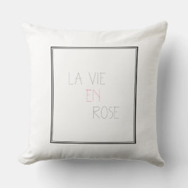 La Vie en Roos - leven in roze Kussen