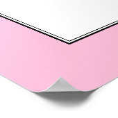 La Vie en Roos - leven in roze Poster (Hoek)