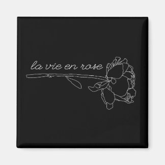la vie en roos magneet