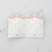 La Vie En Roos - Notecard / Hartelijk dank Bedankkaart (Binnen)