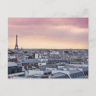 La Vie en Roos Paris Eiffeltoren Briefkaart