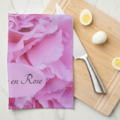 La Vie en Roos Pink Theedoek (Quarter Fold)