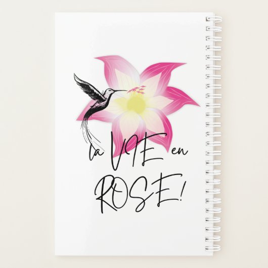 la vie en roos planner (Achterkant)