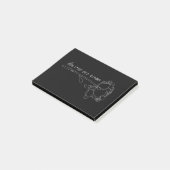 la vie en roos post-it® notes (Schuin)