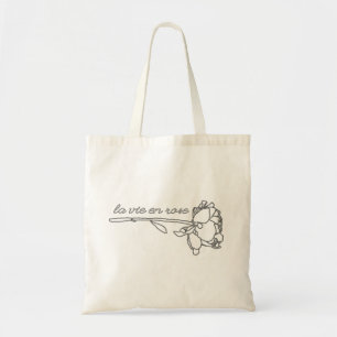 la vie en roos tote bag