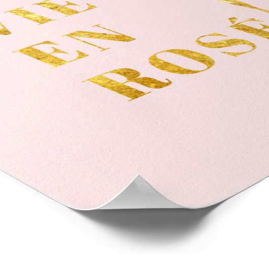 La Vie en Rose Poster (Hoek)