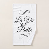 La vie est belle bad handdoek (Handdoek)