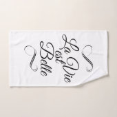 La vie est belle bad handdoek (Handdoek)