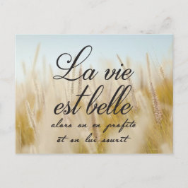 La vie est belle briefkaart