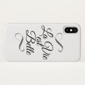 La vie est belle Case-Mate iPhone case (Achterkant (horizontaal))