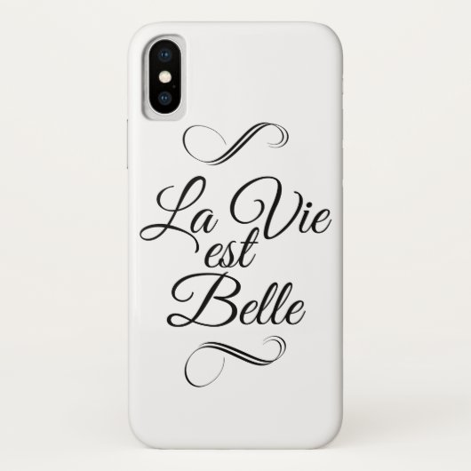 La vie est belle Case-Mate iPhone case (Achterkant)
