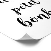 La vie est faite de petit bonheur poster (Hoek)