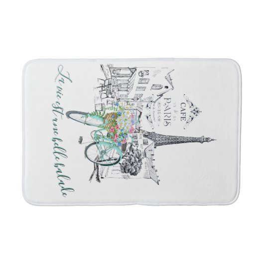 La vie est une belle balade badmat (Voorkant)