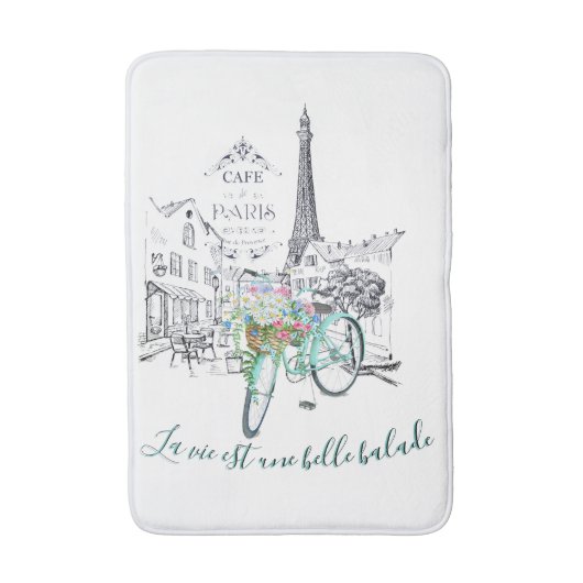 La vie est une belle balade badmat (Voorkant Verticaal)