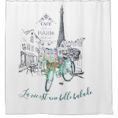 La vie est une belle balade douchegordijn (Voorkant)