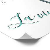 La vie est une belle balade poster (Hoek)