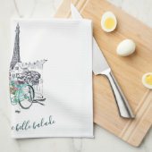 La vie est une belle balade theedoek (Quarter Fold)