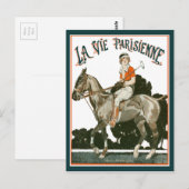 LA VIE PARISIENNE - 1919 - RENE VINCENT BRIEFKAART (Voorkant / Achterkant)