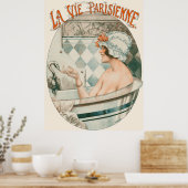 La vie parisienne - A Paris-les-Bains Poster (Keuken)